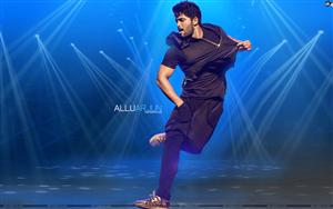 Telugu films actor, Allu Arjun shows his dance moves